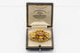 Old yellow gold brooch with citrine 58 Facettes 10664