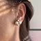 Boucles d'oreilles Boucles d'oreilles perles et diamants 58 Facettes 32450