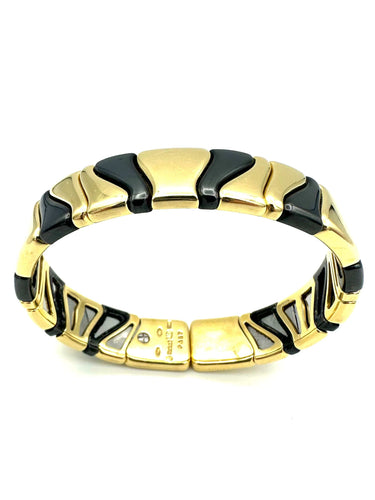 Bracelet MARINA B. Bracelet or 18K et émail 58 Facettes