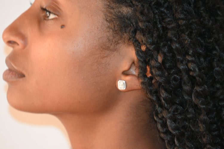 Boucles d'oreilles Boucles d'oreilles en or jaune 18 carats et diamants 58 Facettes