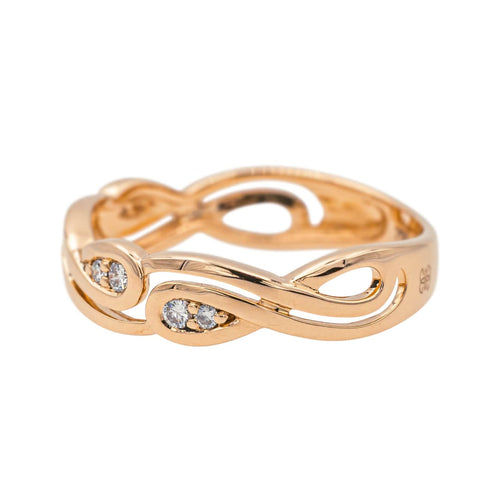 Bague 52.5 Bague Or rose Diamant 58 Facettes 4098647RV