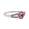 Bague 49 Mauboussin Bague Volupté et passion  Or blanc Rubis 58 Facettes 4117940CN