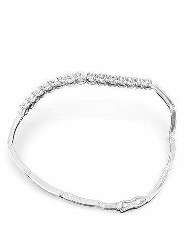 Bracelet Bracelet en platine et diamants 1,5 ct 58 Facettes 455