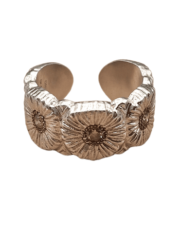 Bague Bague Buccellati - Collection Eternelle Blossoms, en argent sterling 925 et diamants 58 Facettes