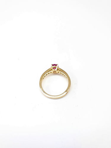 53.5 Bague rubis et diamant 58 Facettes Bag.rub.FA-48