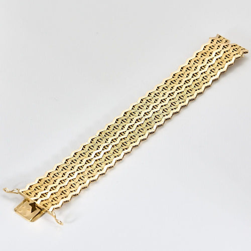 Bracelet Bracelet en Or jaune 18k 58 Facettes FON2151