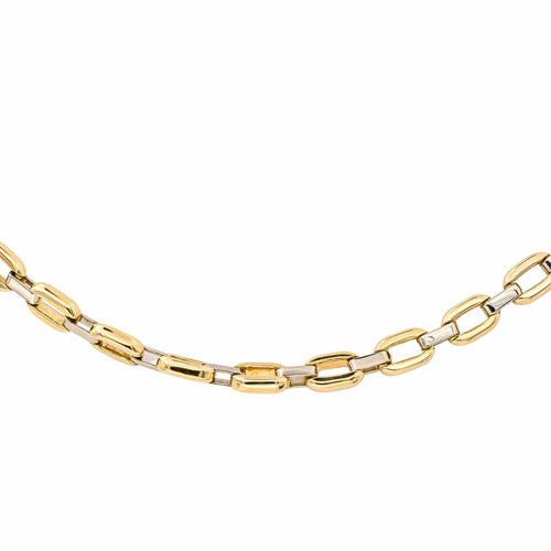 Collier Collier Chaîne Or jaune, Or blanc 58 Facettes 4455432CN