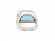 Bague 50 vintage bague BULGARI metropolis aigue marine t50 or blanc 18k 58 Facettes 270460