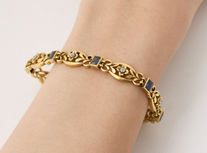 Bracelet Bracelet Belle Époque Diamants 58 Facettes