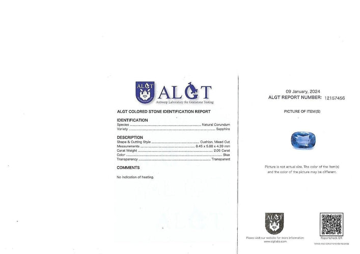 Bague 50 Bague or jaune, saphir, diamants 58 Facettes 4452