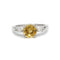 Bague 52 Bague or diamants citrine 58 Facettes 240052SP