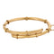 Bracelet Bracelet en or rose à motif de bambou 58 Facettes LAN1507