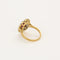 Bague 55.5 Bague en Or blanc & jaune 18k Rubis 58 Facettes PON0040