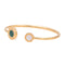 Bracelet Bulgari Bracelet Jonc Bvlgari Bvlgari Or rose Malachite, Nacre, Onyx 58 Facettes 4173757RV