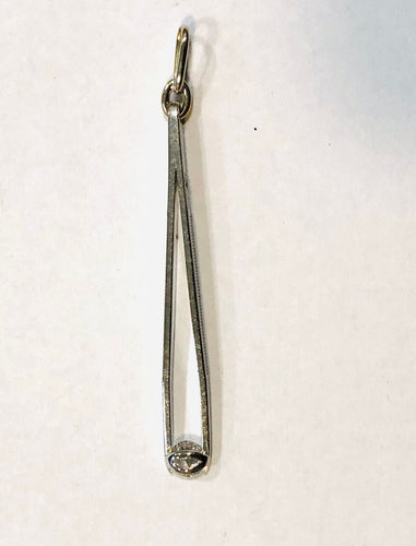 Pendentif Pendentif brucelle or balnc et diamant 58 Facettes