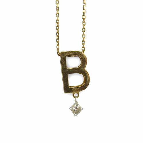 Collier Collier Vanrycke pendentif initiale abécédaire 58 Facettes 00045201