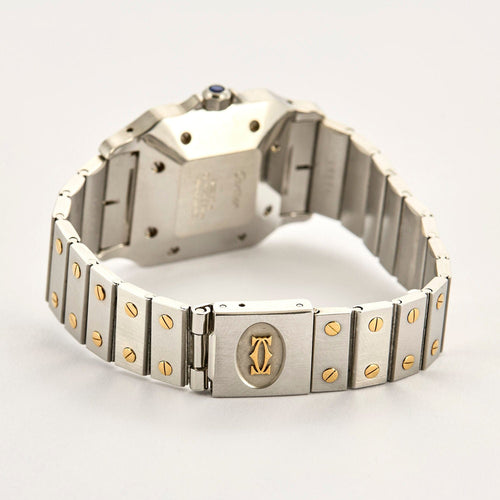Montre CARTIER - Santos - Montre vintage acier et or 58 Facettes 250109