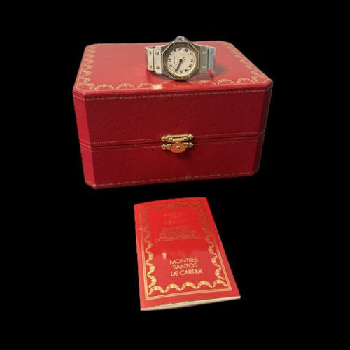 Montre Cartier Montre Santos Ronde Octagon 58 Facettes MT44400