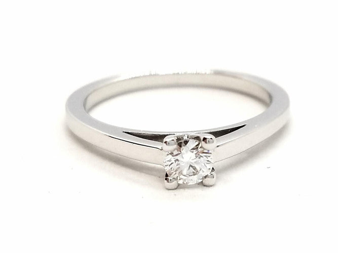 Bague 53 Bague Solitaire Or blanc Diamant 58 Facettes 578751RV