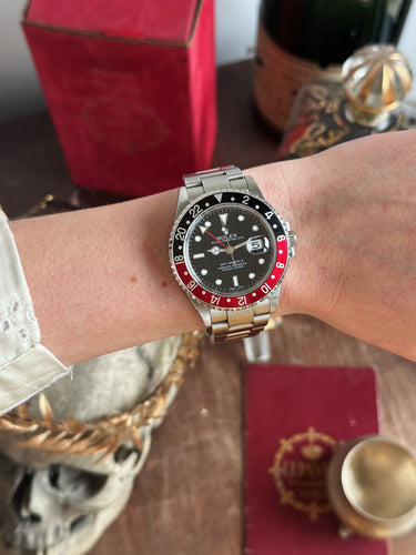 Rolex GMT-Master II 16710 “Coke” red and black, full set 