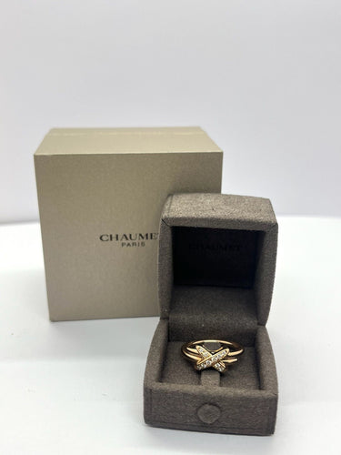 CHAUMET - Ring Jeux de Liens roségoud en diamanten