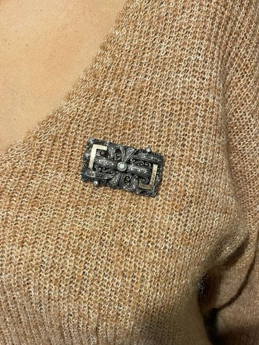 BROCHE ANCIENNE 58 Facettes 095261