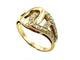 Bague 52 CARTIER. Bague vintage or jaune et diamants 58 Facettes
