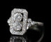 Bague 53 Bague ancienne Art Déco 1920 platine et diamants 58 Facettes