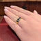 Bague 58 Bague or jaune saphirs diamants 58 Facettes 31238