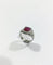 Bague 51.5 Bague Or Blanc Art Déco pierre rose 58 Facettes 985543