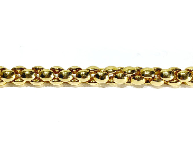 Bracelet Bracelet or jaune et saphir 58 Facettes
