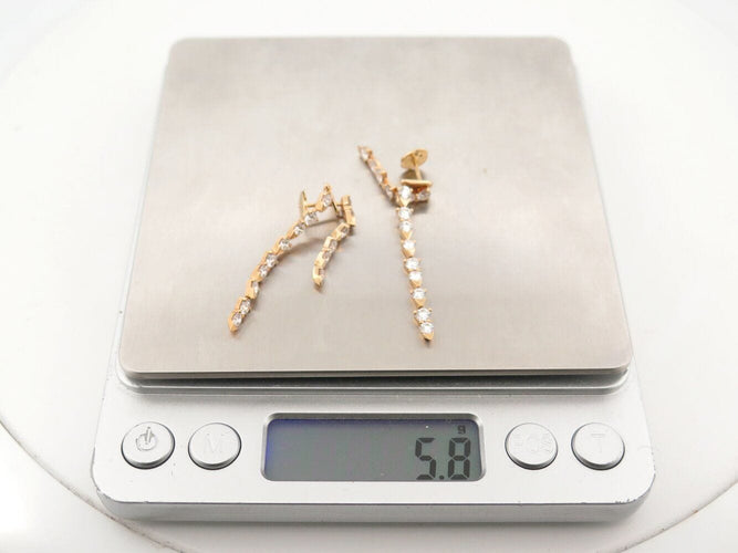 Boucles d'oreilles boucles d'oreilles PIAGET g38r3100 2.78cts or & 30 diamants s 58 Facettes 271083