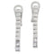Boucles d'oreilles Boucles d'oreilles en or blanc, diamants naturels H/VVS, 0,42 ct 58 Facettes MG-200540