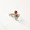 Bague 55 Bague ancienne duchesse or jaune diamants et rubis 58 Facettes