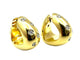 Boucles d'oreilles POMELLATO. Boucles d'oreilles vintages or jaune et diamants 58 Facettes