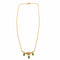 Collier Collier or jaune diamants émeraudes 58 Facettes LP1040