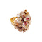 Bague 57 Bague Chaumet, « Hortensia Aube rosée », or rose, diamants, saphir rose et opales roses. 58 Facettes 35207