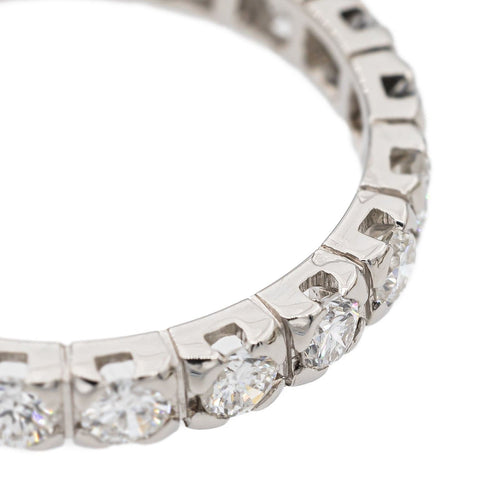 Anello Fede nuziale platino Diamante 