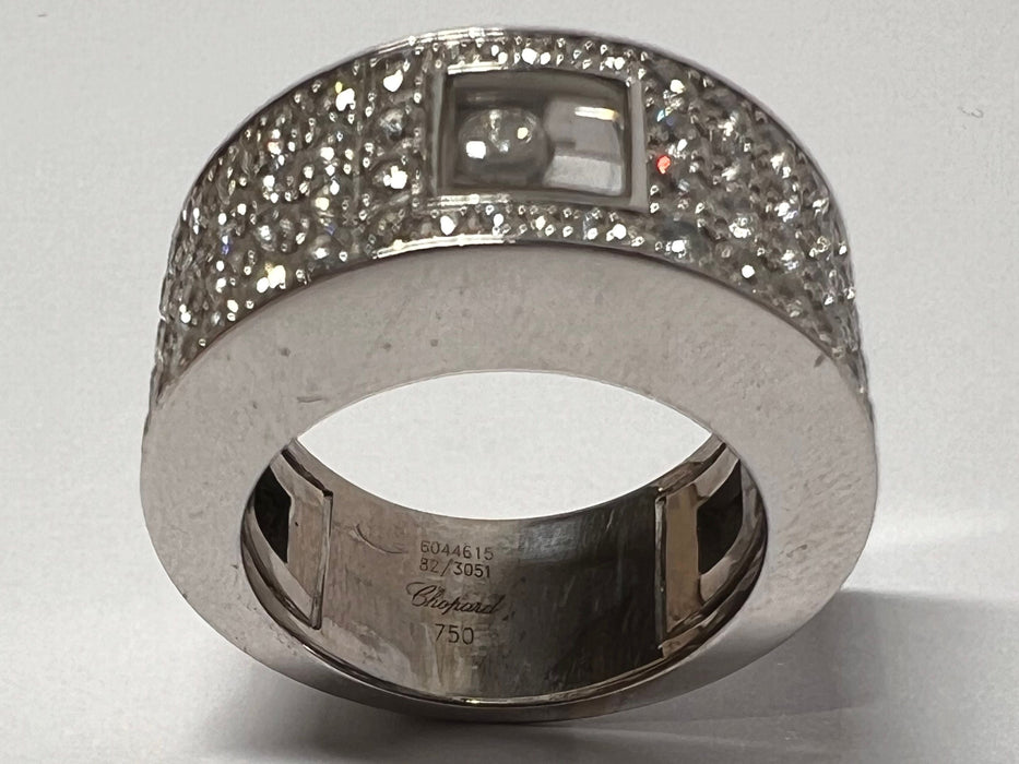 CHOPARD - happy diamonds white gold ring
