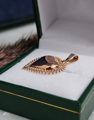 Pendentif Pendentif cœur en or rose 18 carats 58 Facettes 694