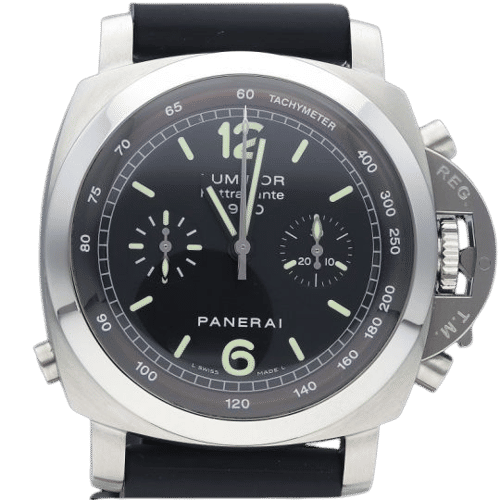 Panerai-klocka Luminor Flyback Rettrapante 58 Facettes MT44593
