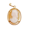 Pendentif Pendentif - Pendentif vintage art déco en or 18k camée coquille 58 Facettes A06601