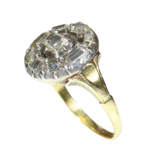 Bague 49 Brillance de taille table : une bague en diamant rare datant d'environ 1600 58 Facettes 25296-0103