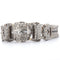 Bracelet Bracelet Art Déco en platine et diamants 58 Facettes