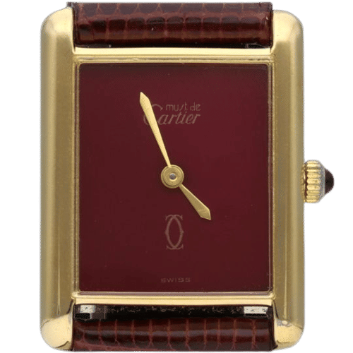 Montre Cartier Montre Tank Vermeil 58 Facettes MT42955