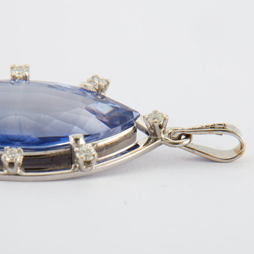 Pendentif Pendentif Diamants Or Blanc 58 Facettes