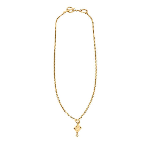 Collier HERMÈS - Gambade - Délicat collier en or rose 18K 58 Facettes