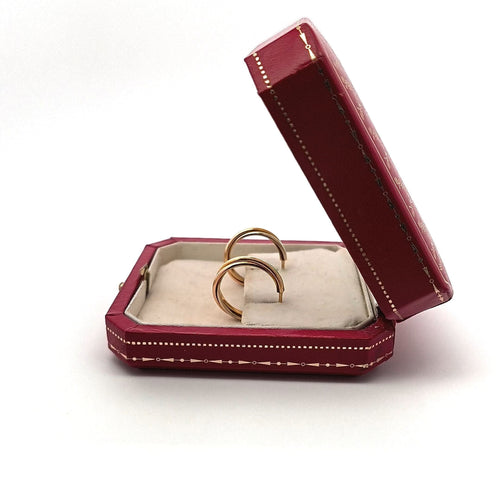 Boucles d'oreilles CARTIER - Boucles d'oreilles Trinity 3 ors 58 Facettes