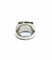 Bague 56 FRED – Bague or blanc et quartz fumé 58 Facettes
