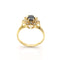 Bague 56 Bague en or saphir et diamants 58 Facettes
